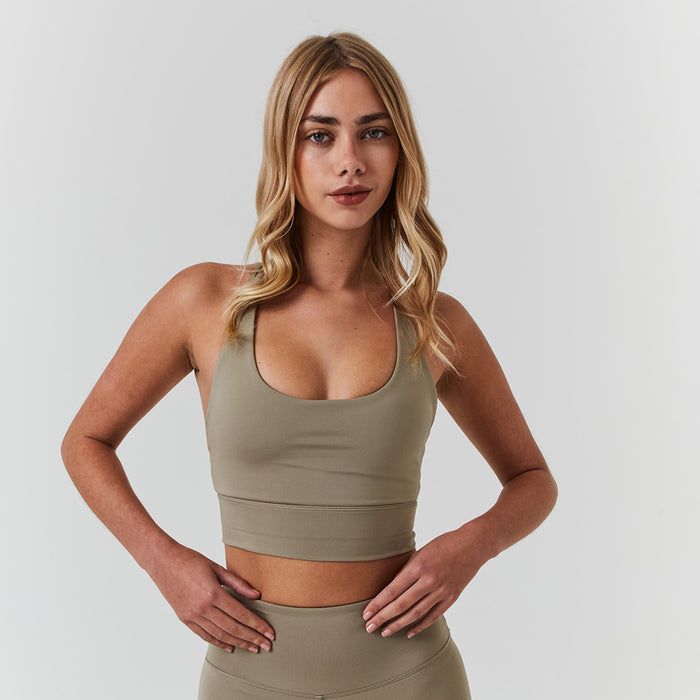 Second Skin Sports Bra | Olive