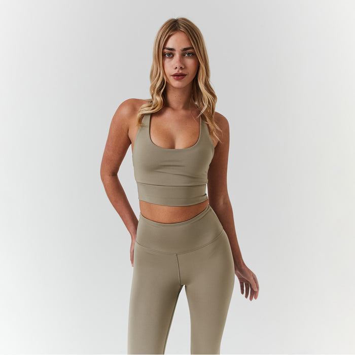 Second Skin Sports Bra | Olive