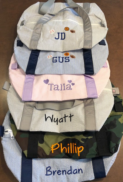 Seersucker Duffels