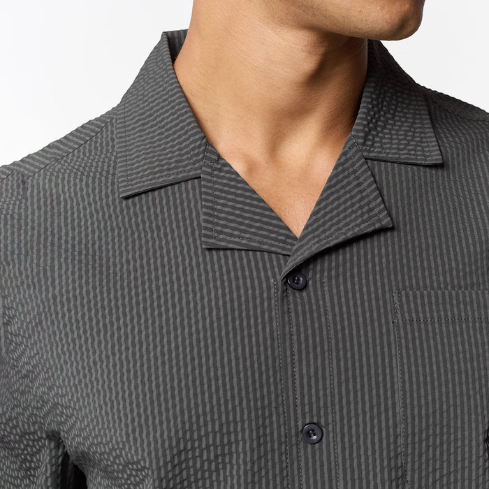 Seersucker Shirt | Khaki