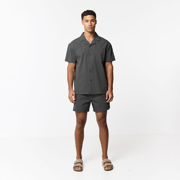 Seersucker Shirt | Khaki