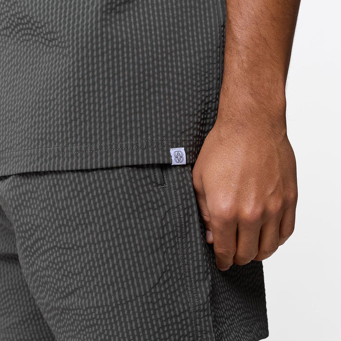 Seersucker Shirt | Khaki