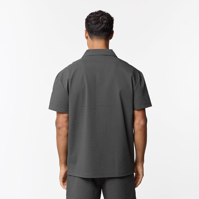 Seersucker Shirt | Khaki