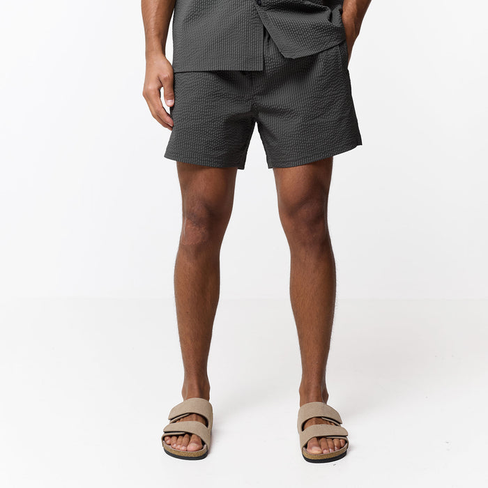 Seersucker Swimshort | Khaki