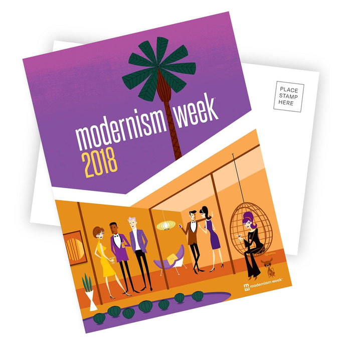 Shag Modernism Week Postcard Set