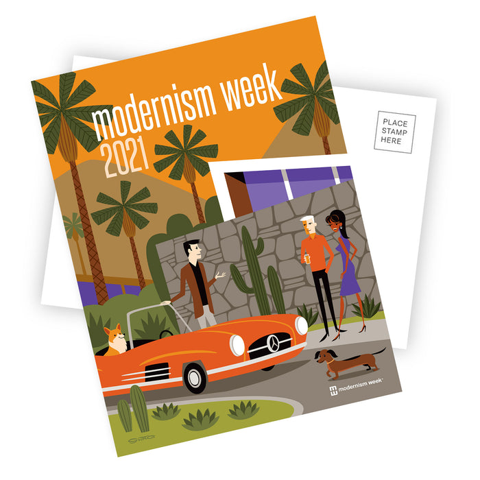 Shag Modernism Week Postcard Set