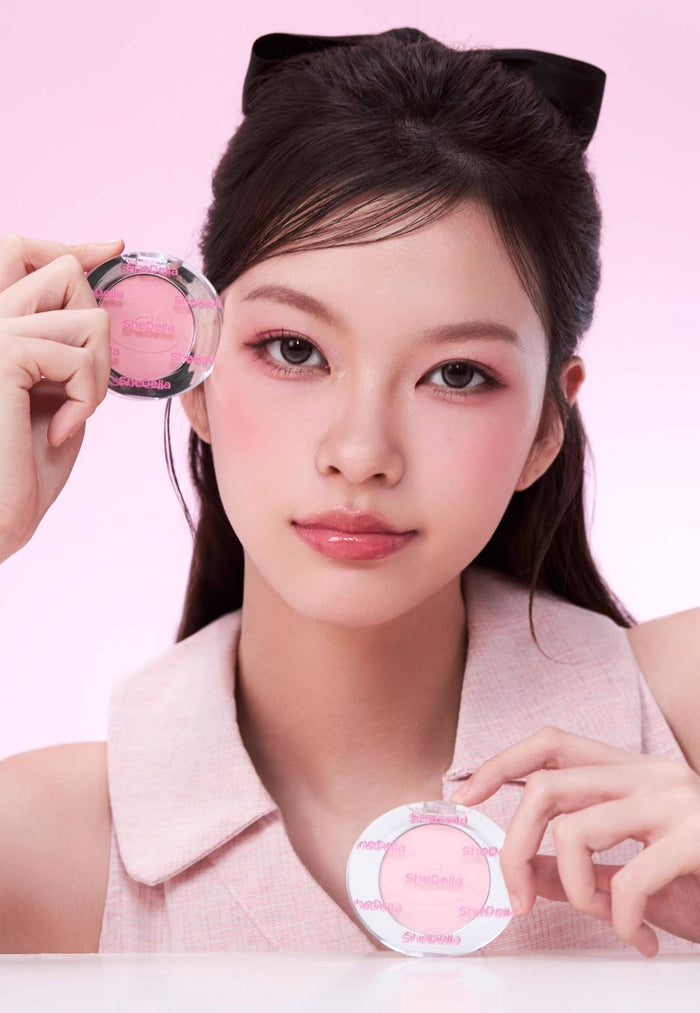 SheDella Cat Collection Satin-Finish Mono Blusher Powder T5802