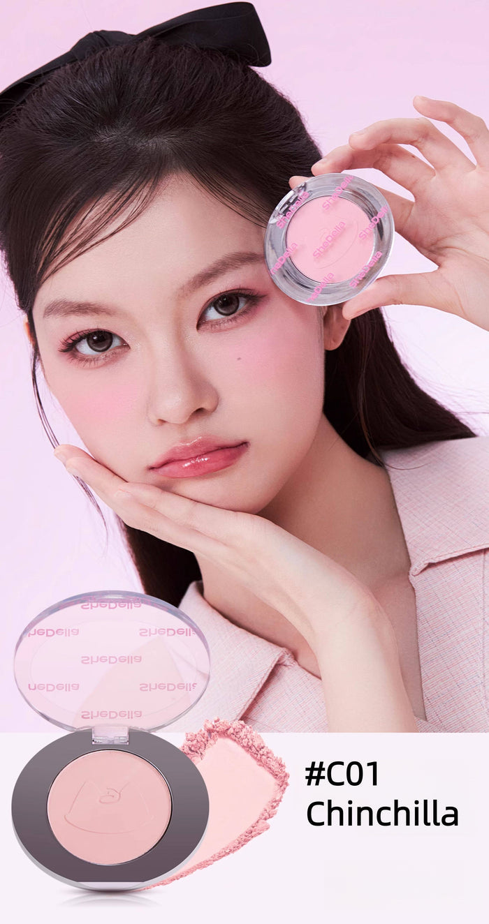 SheDella Cat Collection Satin-Finish Mono Blusher Powder T5802