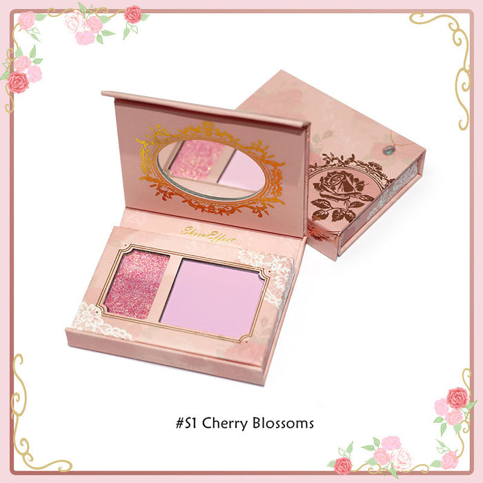 SheenEffect Highlighter & Blusher Makeup Palette T4115