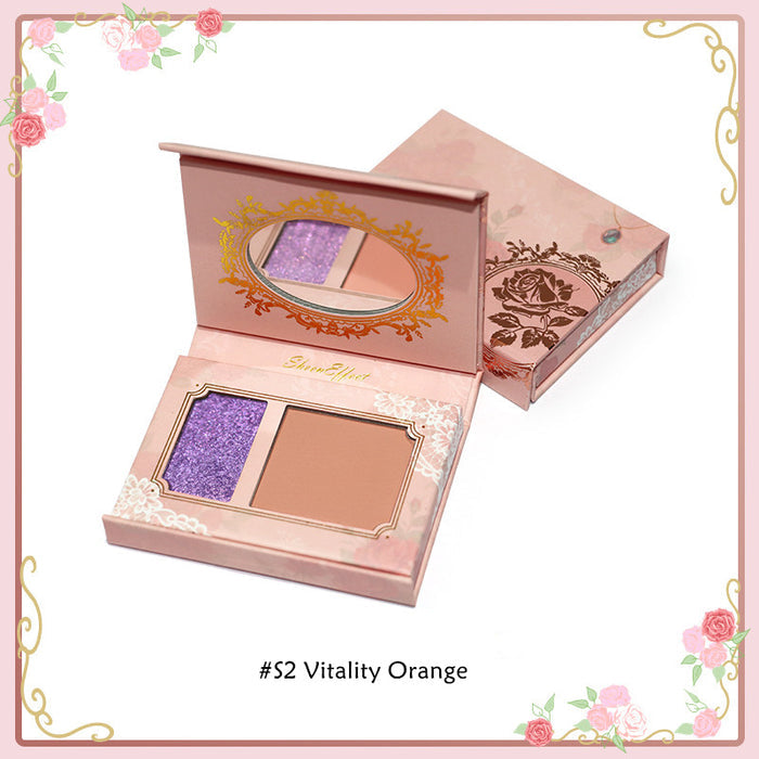 SheenEffect Highlighter & Blusher Makeup Palette T4115