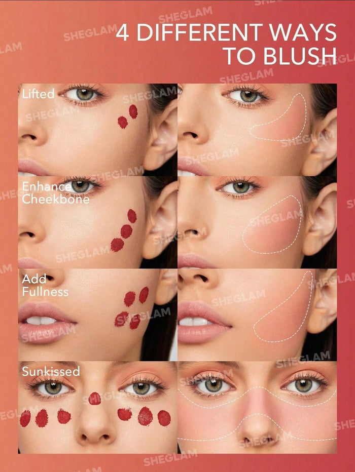Sheglam Color Bloom Liquid Blush Matte Finish - Petal talk