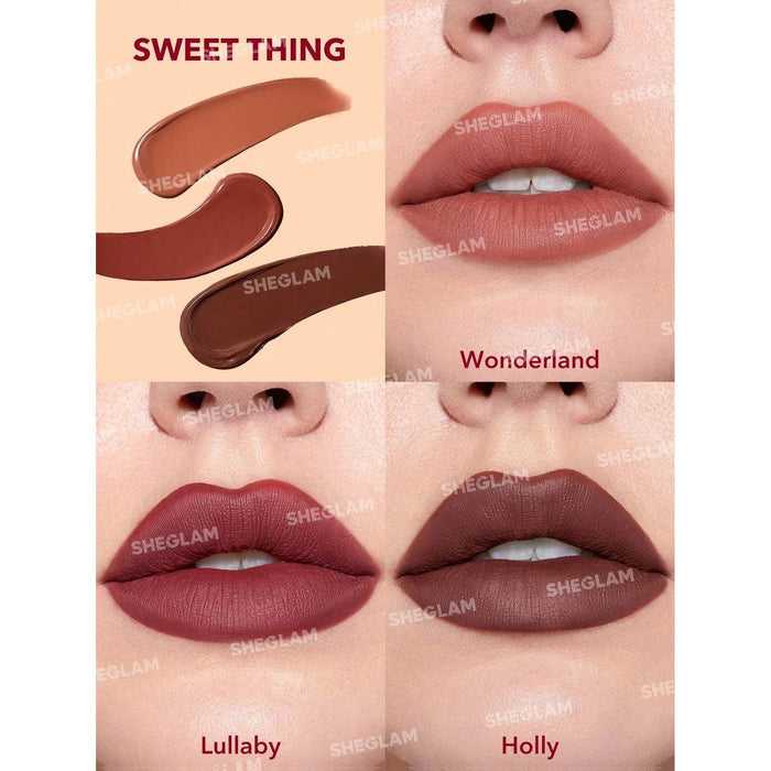 Sheglam Matte Allure Mini Liquid Lipstick Set - Sweet Thing