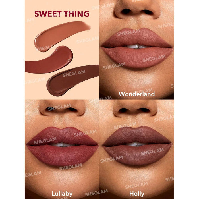 Sheglam Matte Allure Mini Liquid Lipstick Set - Sweet Thing