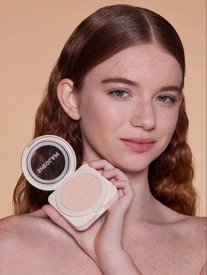 Sheglam Skin-Focus High Coverage Powder Foundation -Bamboo 11gm