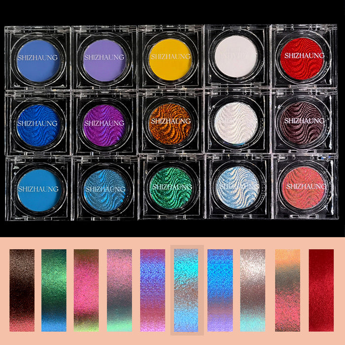 SHIZHUANG Highly Pigmented Creative Chameleon Eyeshadow T3986
