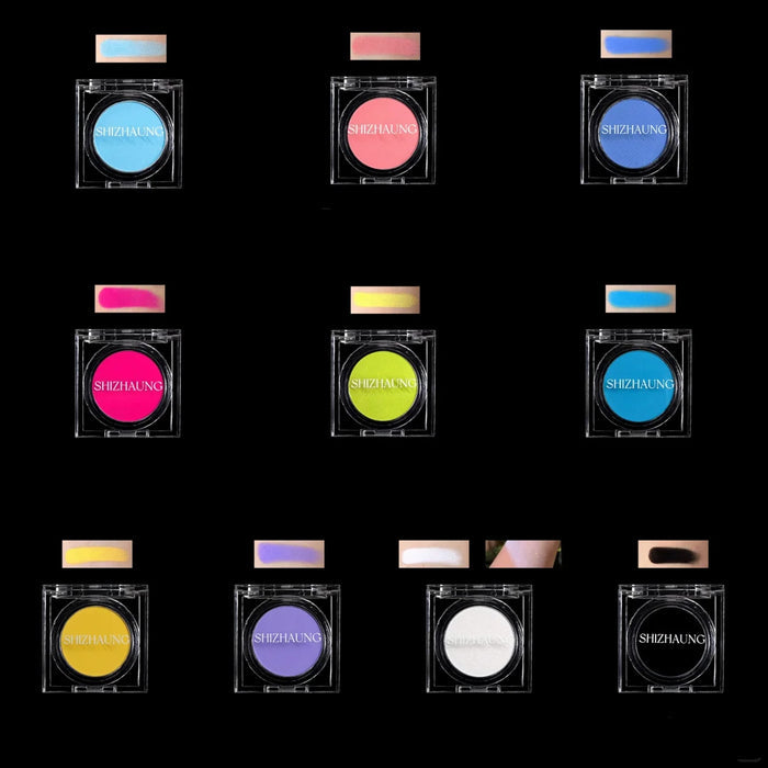 SHIZHUANG Highly Pigmented Monochrome Matte Eyeshadow T4007