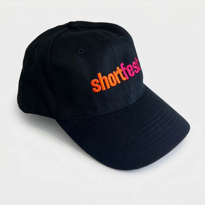 Shortfest Embroidered Logo Baseball Cap - Black