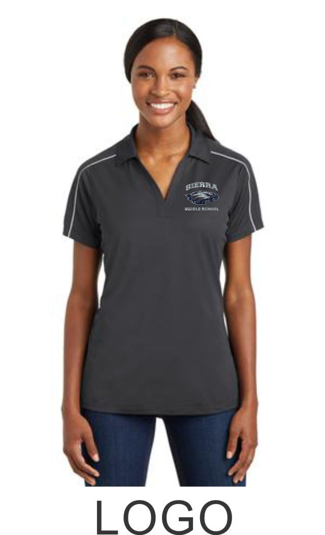 Sierra Staff Piped Polo- Ladies- 3 Designs