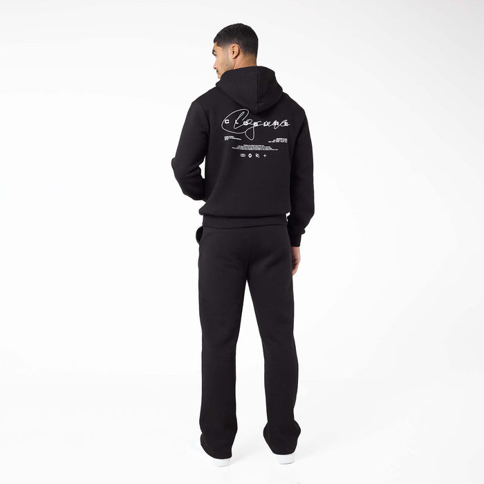 Signature Studios Open Hem Tracksuit | Black