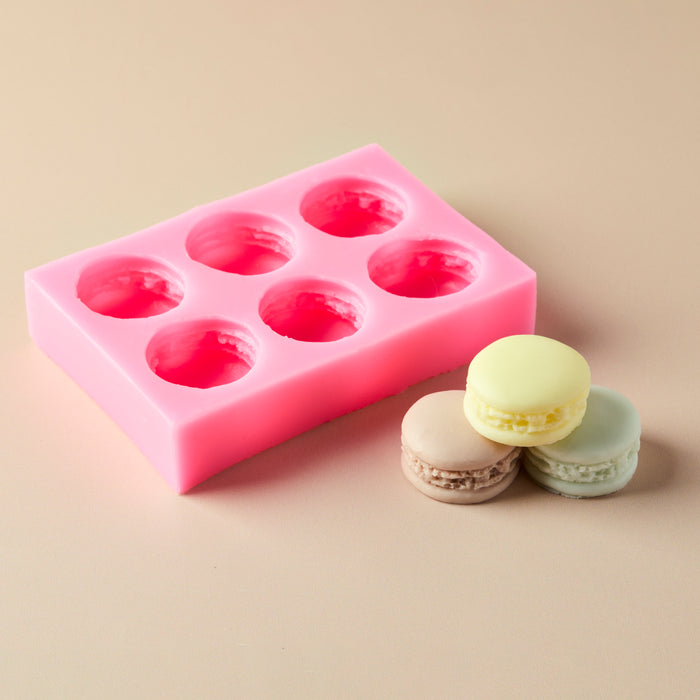 Silicone 6 Cavity Macaron Mold