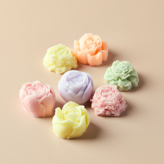 Silicone 7 Cavity Assorted Flower Mold