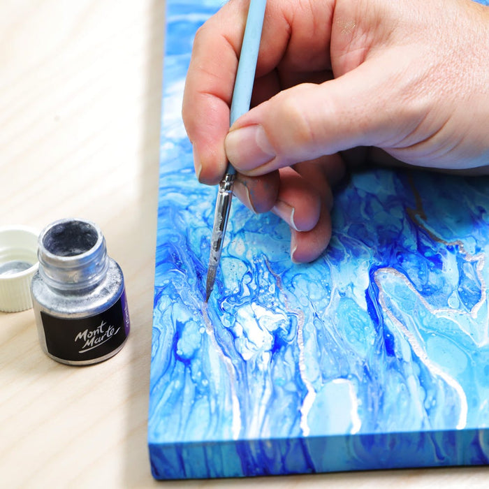 Silver Foil Paint Premium 20ml (0.68 US fl.oz)