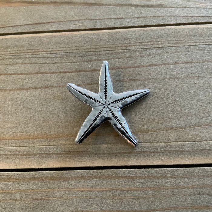 Silver Starfish Pocket Charm