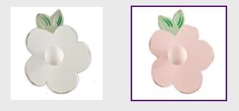 Simple Flower Wall Pegs (click for more options)