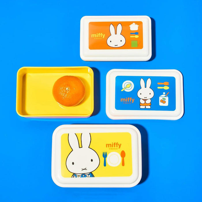 Skater Miffy Food Container 3 pcs Set