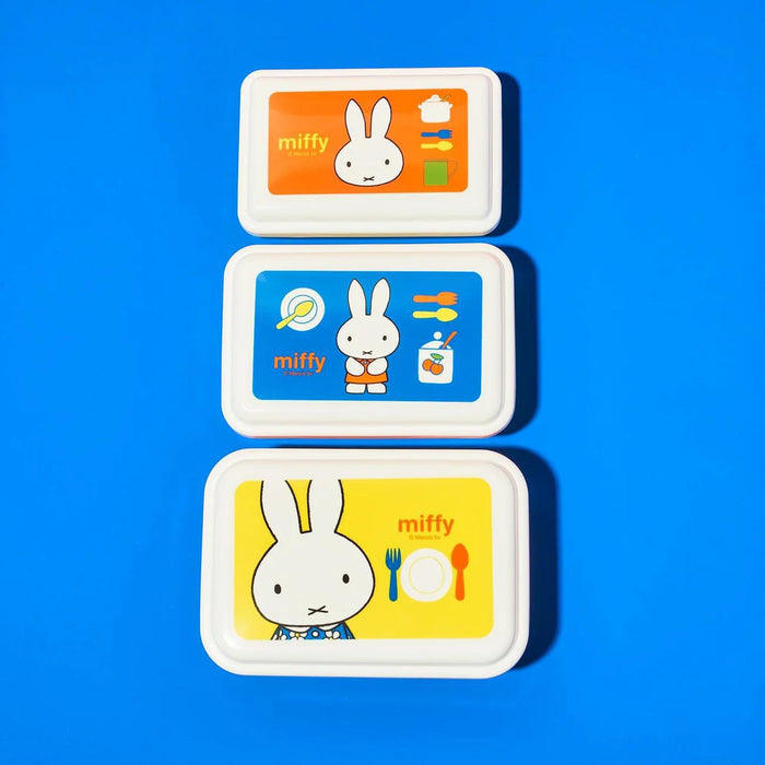 Skater Miffy Food Container 3 pcs Set