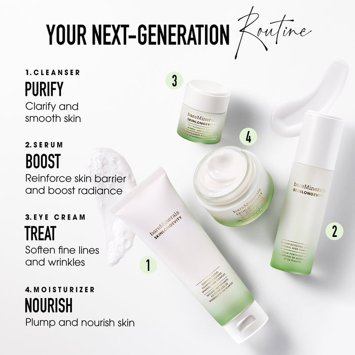SKINLONGEVITY Face Cleanser and Cream Set