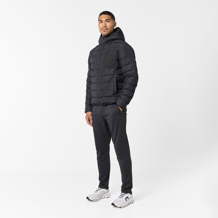 Slim Quilted Puffer | Black