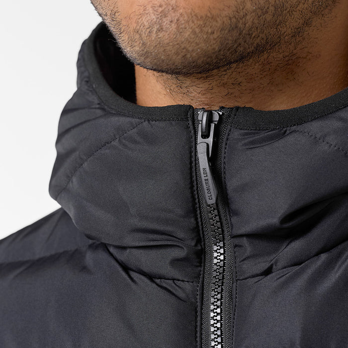 Slim Quilted Puffer | Black