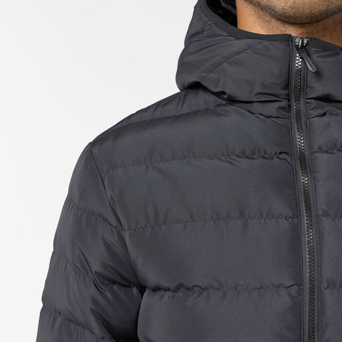 Slim Quilted Puffer | Black