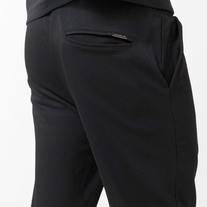 Smart Drawstring Trouser | Black
