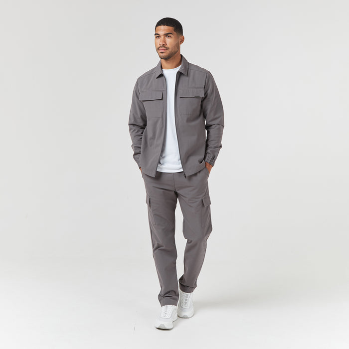 Utility trousers in charcoal grey by Closure London