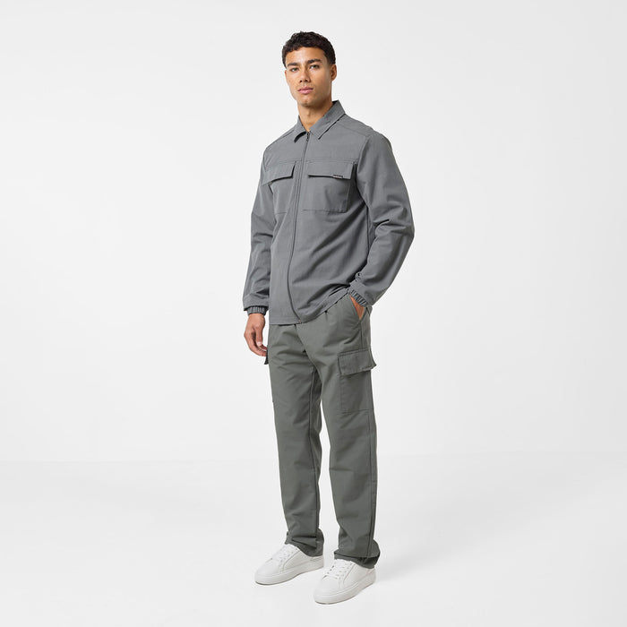 Smart Utility Open Hem Trouser | Khaki