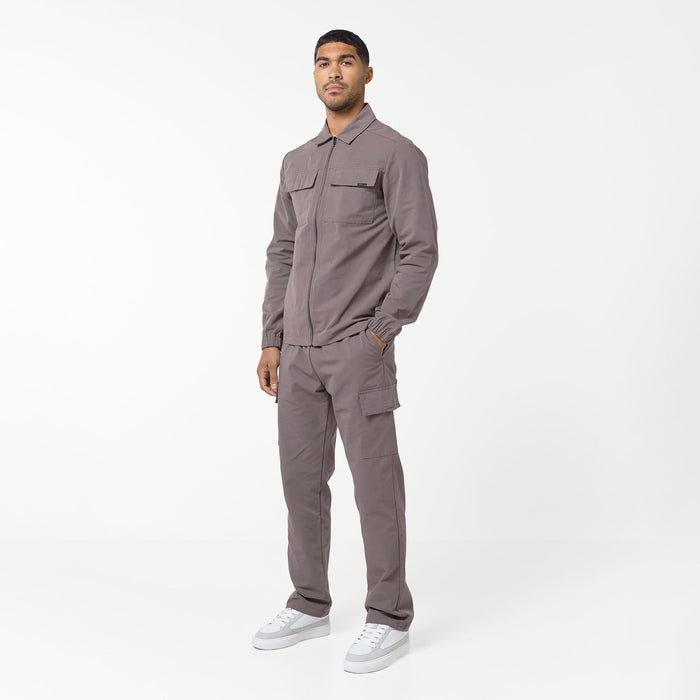 Smart Utility Overshirt | Brown