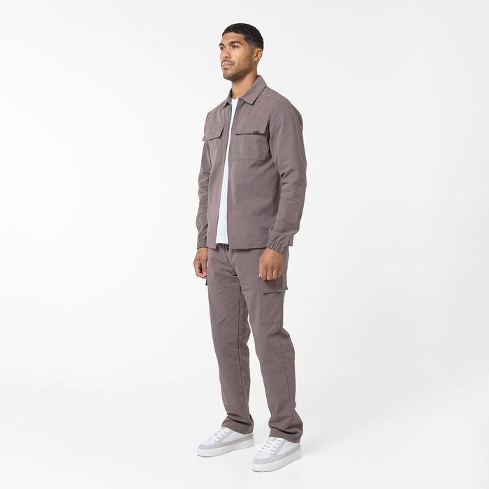 Smart Utility Overshirt | Brown