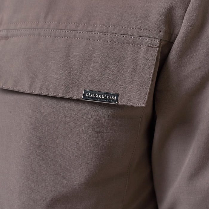 Smart Utility Overshirt | Brown