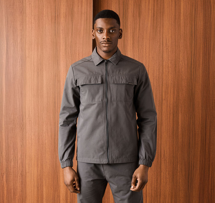 Smart Utility Overshirt | Charcoal
