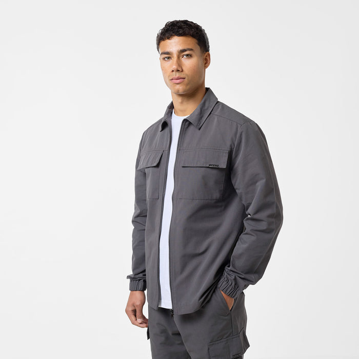 Smart Utility Overshirt | Charcoal