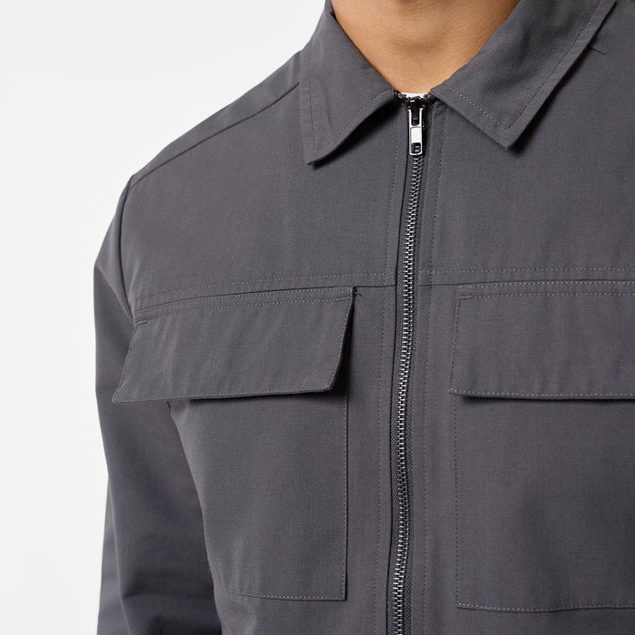 Smart Utility Overshirt | Charcoal