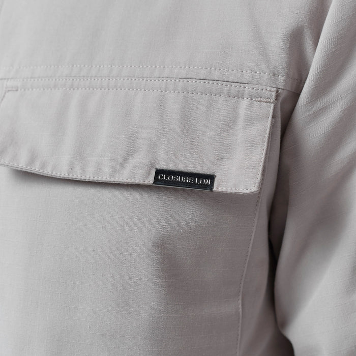 Smart Utility Overshirt | Dark Stone