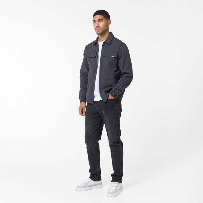 Smart Utility Overshirt | Navy