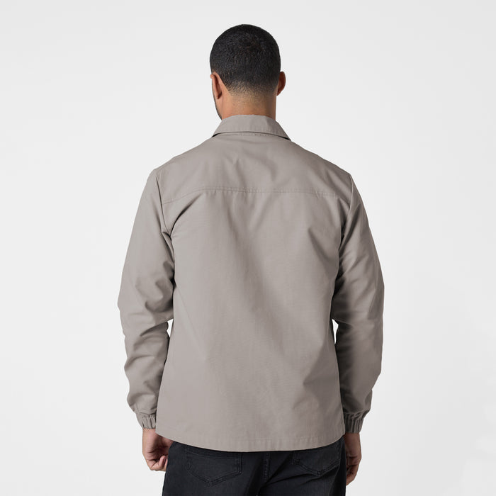Smart Utility Overshirt | Washed Stone