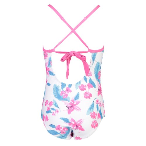 Snapper Rock Fuschia Lily X-Back Girls Swimsuit - Destination PSP