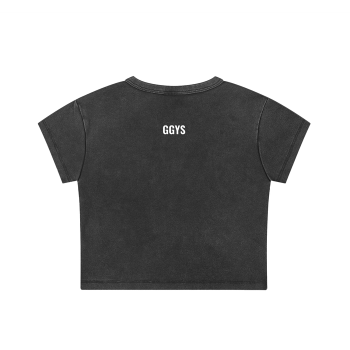 Snow Washed Crop Top