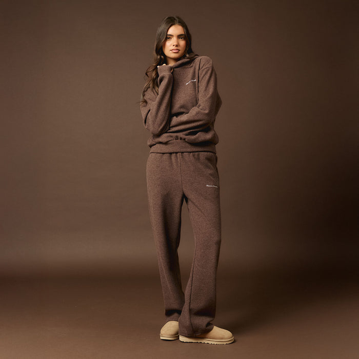 Soft Knit Tracksuit I Coffee