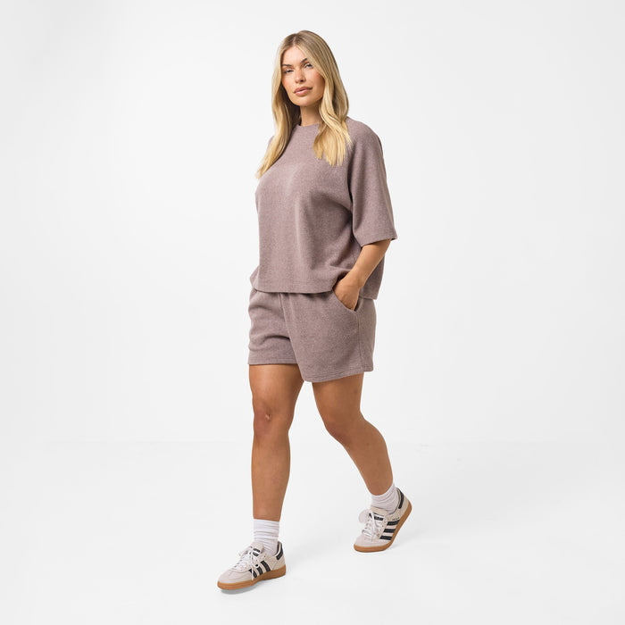 Soft Knit Twinset | Brown